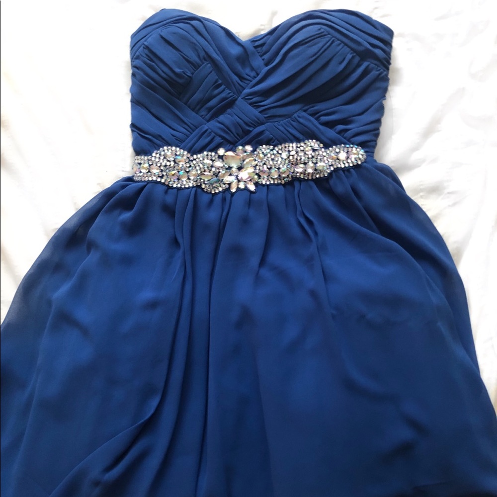 WORN ONCE Royal Blue Homecoming Dress